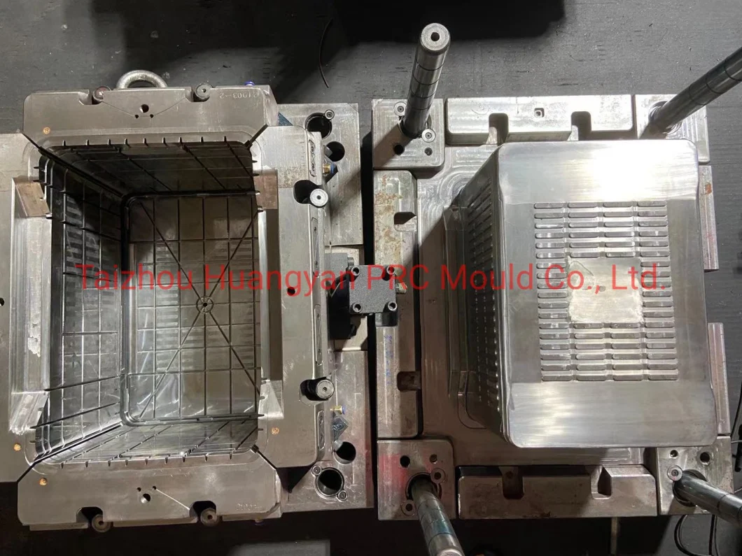 Automatic Plastic Injection Transport Turnover Tool Meat Vegetable Seafood Fruit Milk Pepsi Beer Container Crate Box Mold Mould 718h P20 Metal