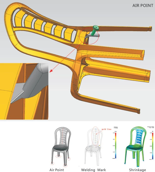 Used 1 Cavity Plastic Hanger Mould Good Quality Good Price