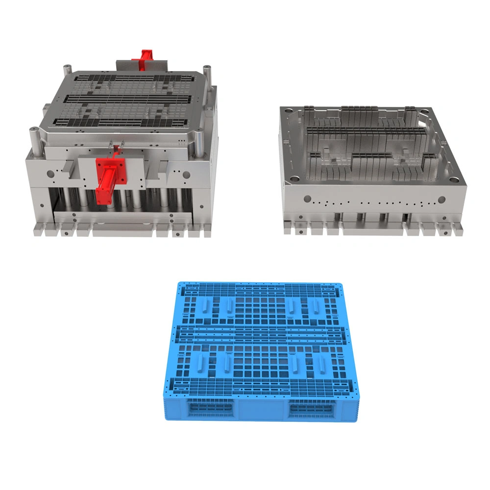 Plastic 1210 Tray Logistics Pallet Forklift Pallet Injection Mold